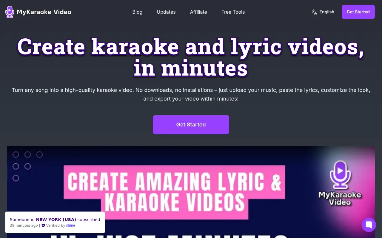 MyKaraoke Video screenshot