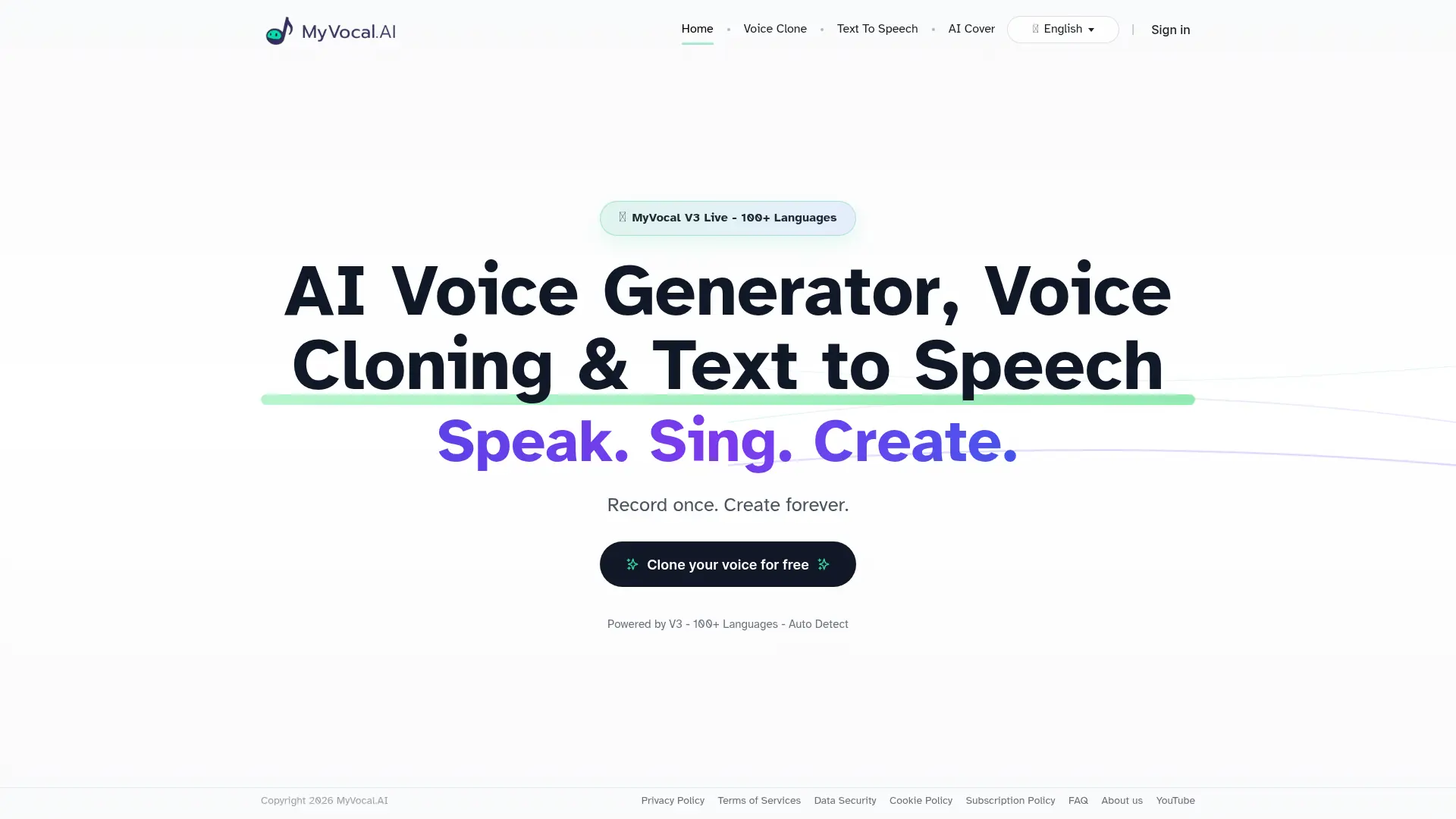 MyVocal AI screenshot