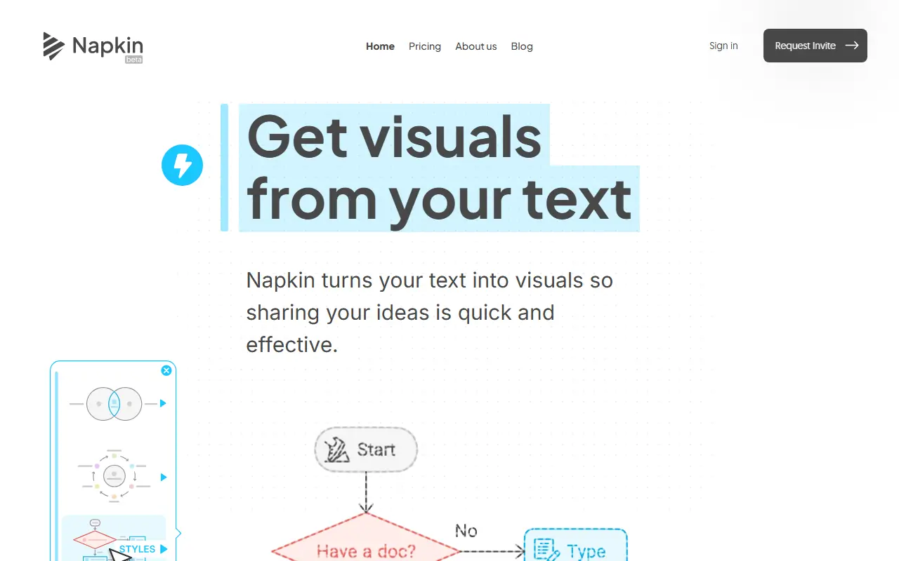 Napkin AI screenshot