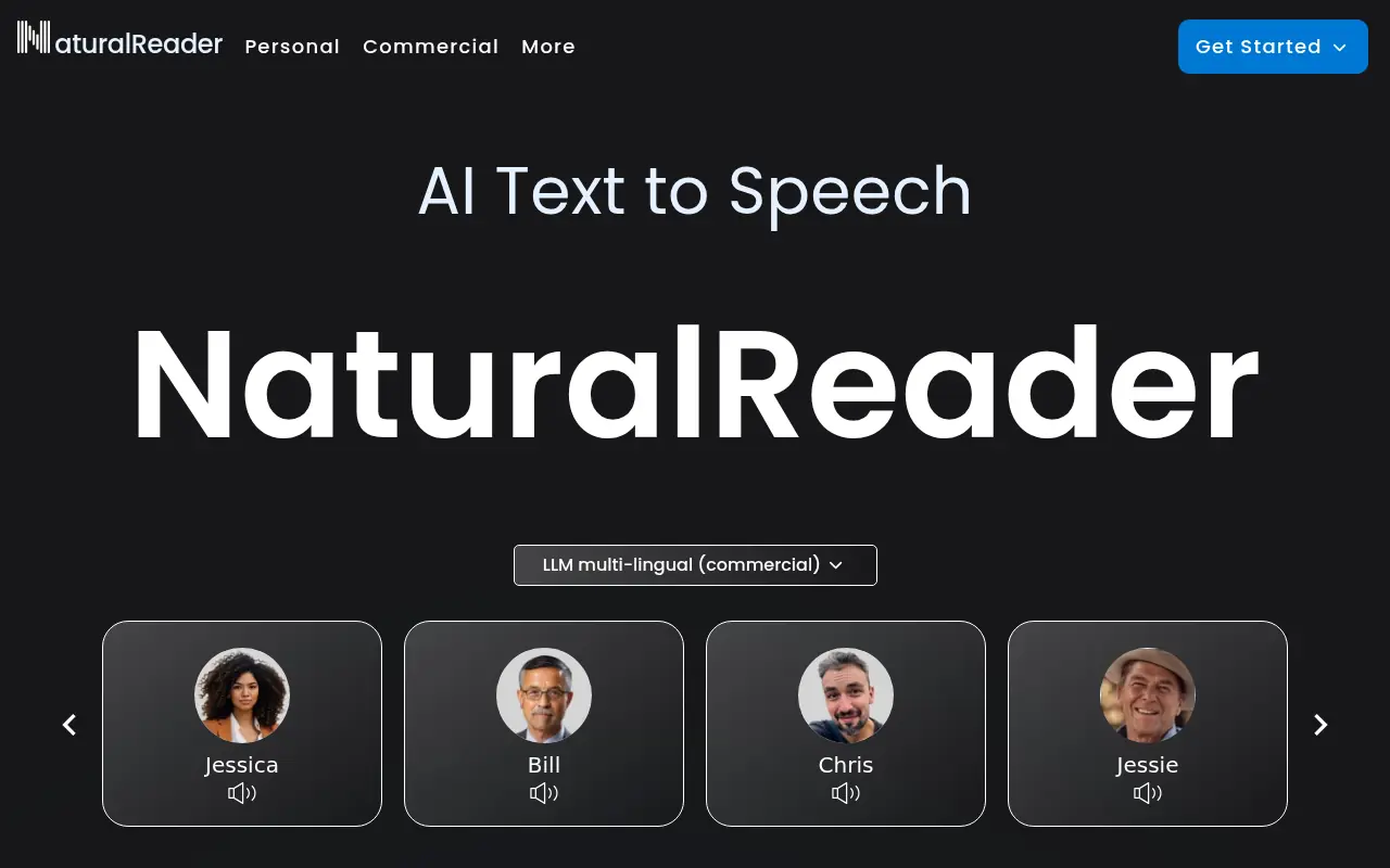 NaturalReader screenshot