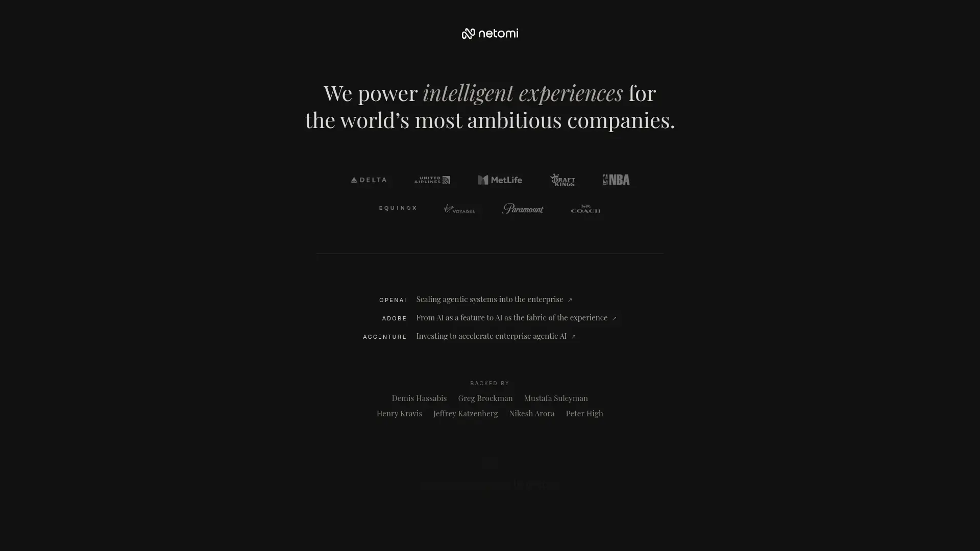 Netomi screenshot