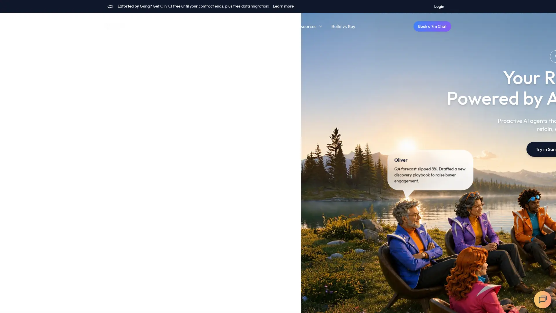 Oliv AI screenshot