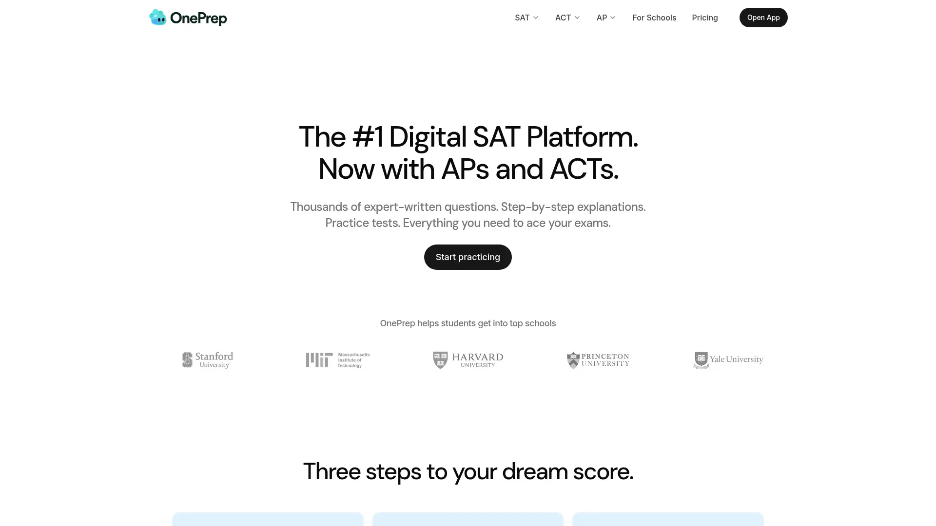 OnePrep screenshot