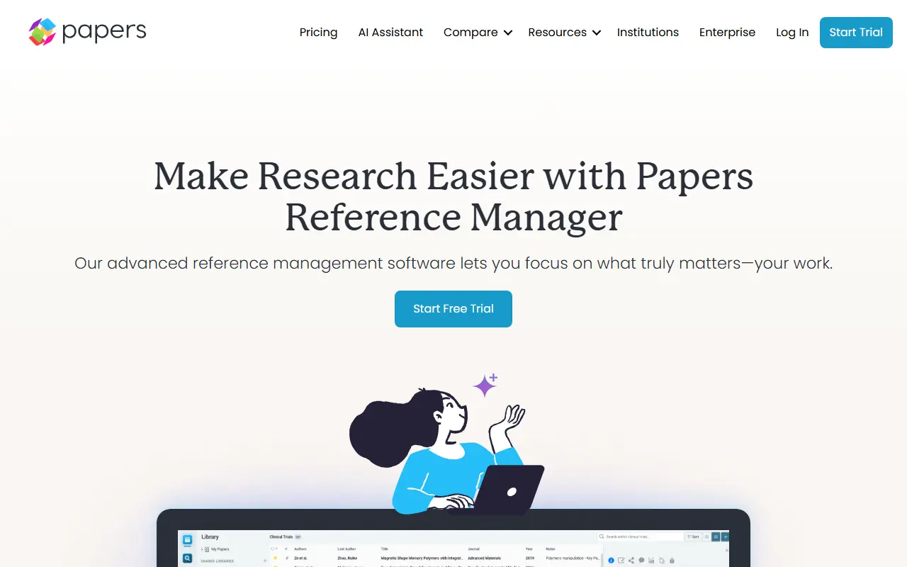 Papers screenshot