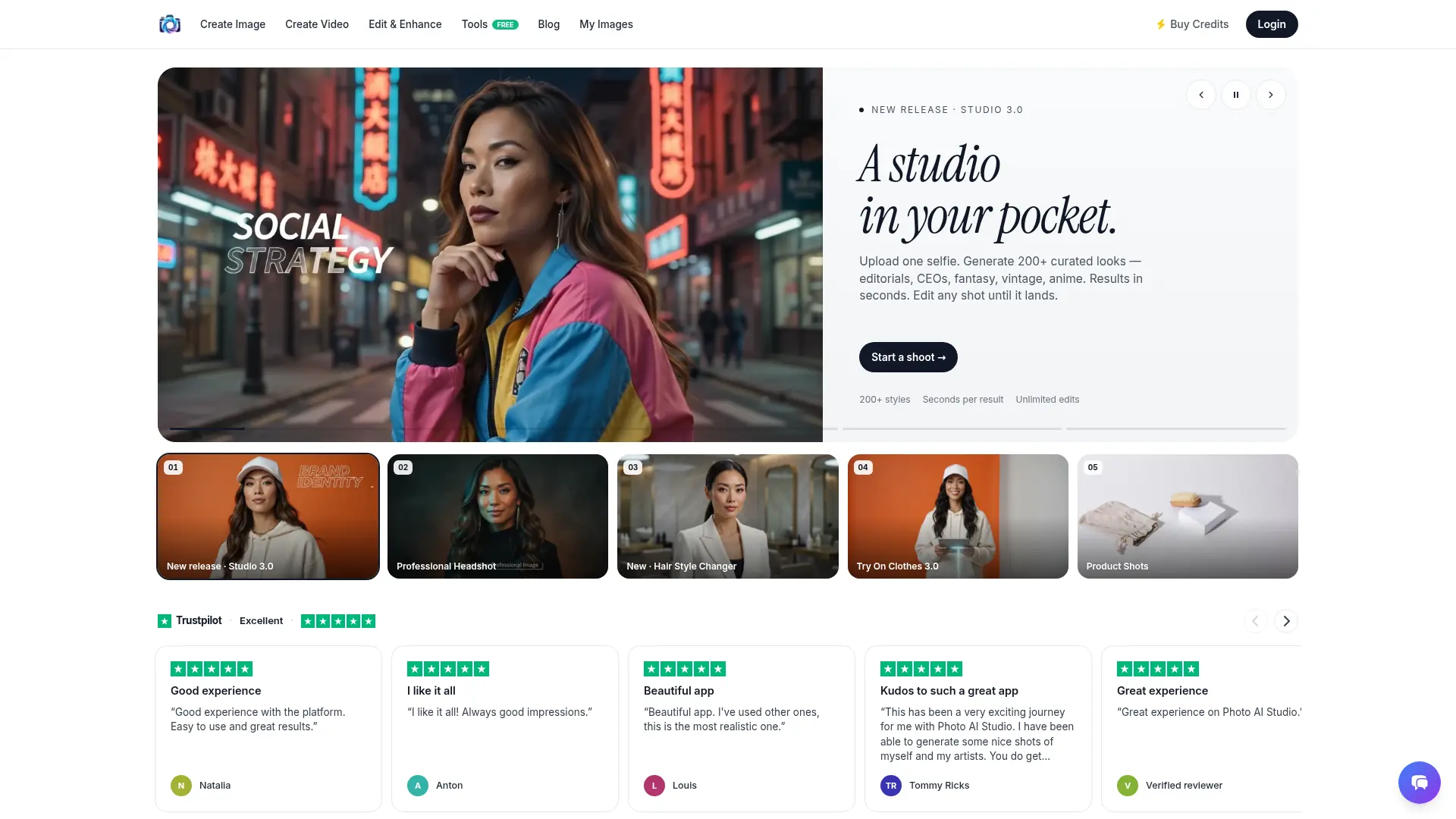 Photo AI Studio screenshot