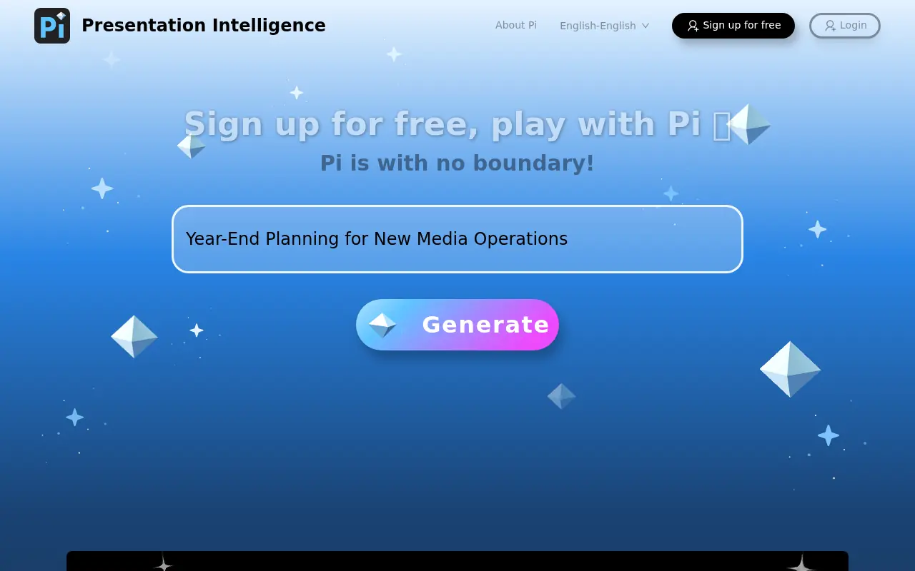 Pi (Presentation Intelligence) screenshot