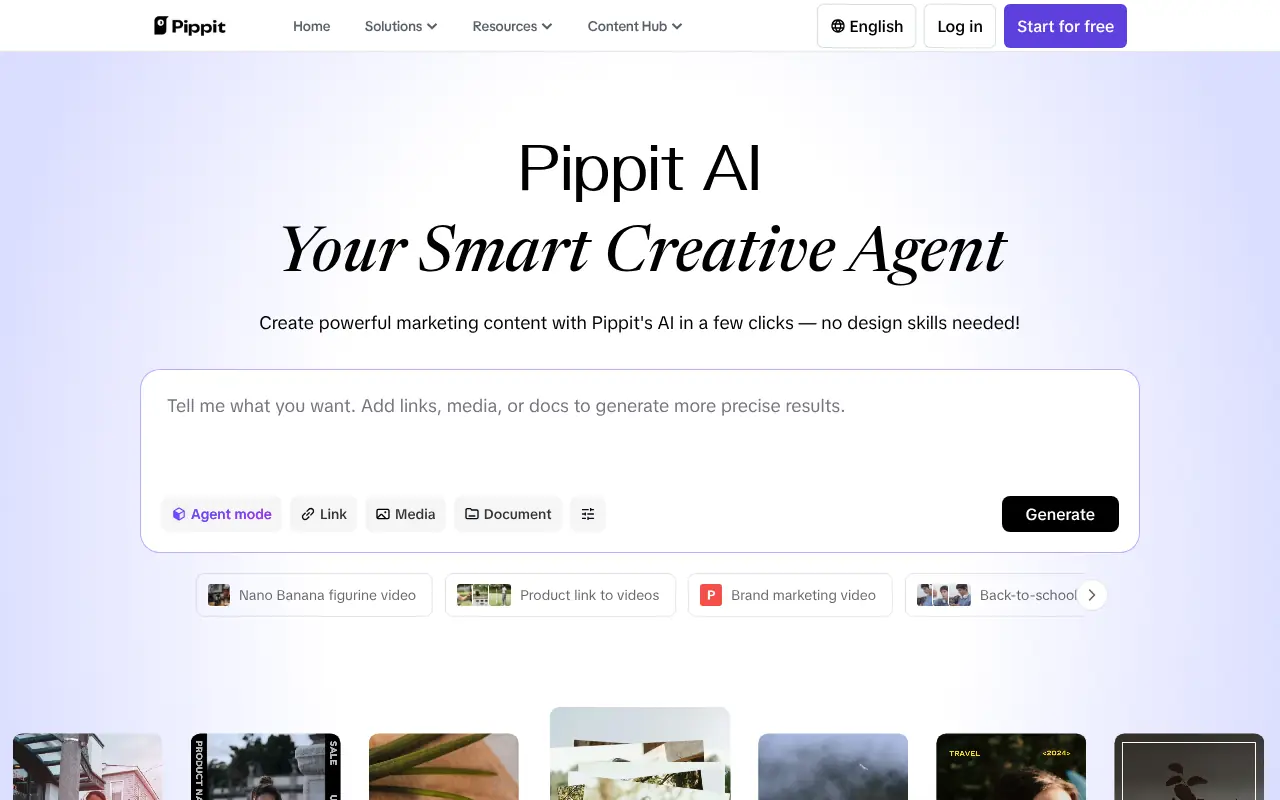 Pippit AI screenshot