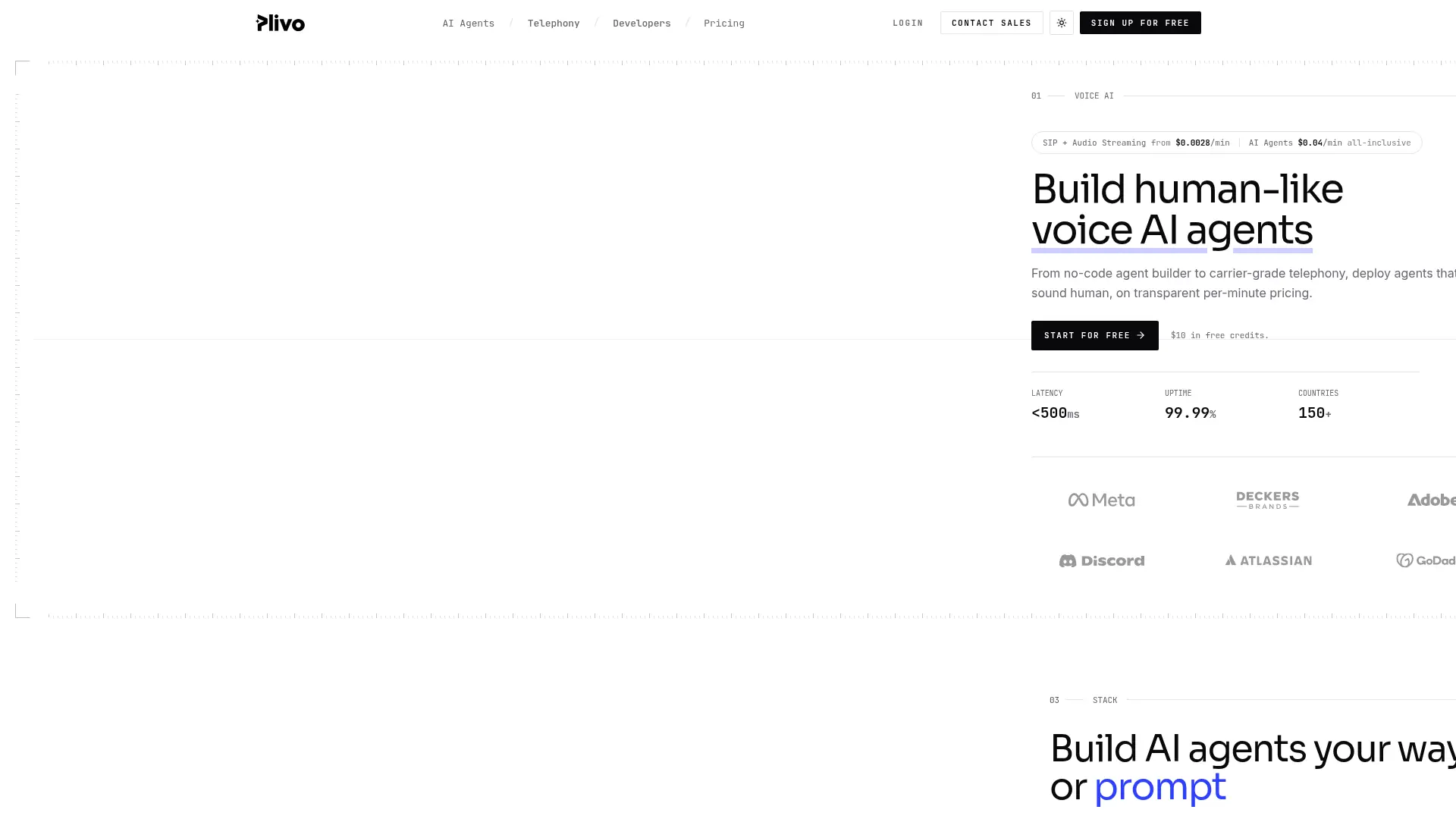 Plivo screenshot