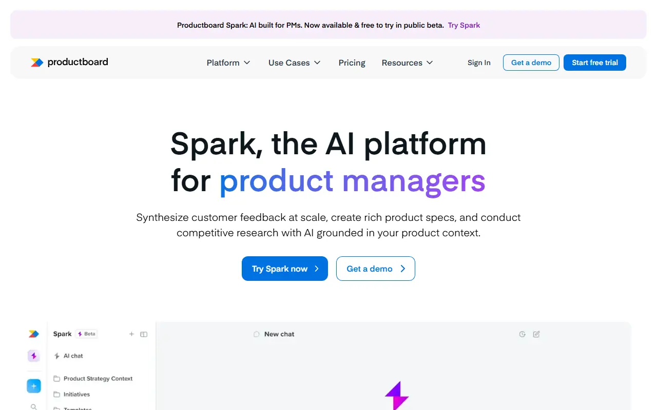 Productboard screenshot