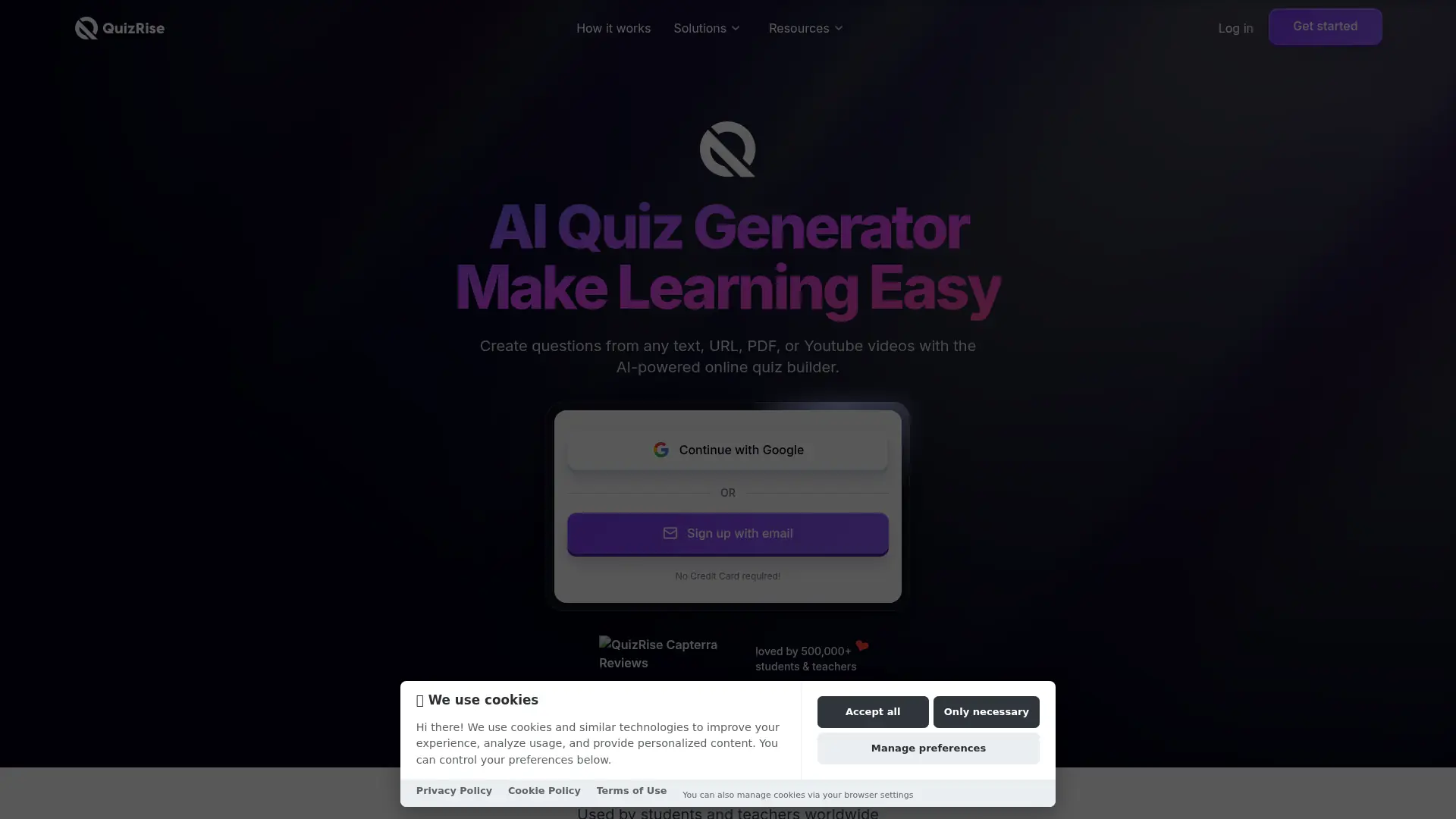 QuizRise screenshot
