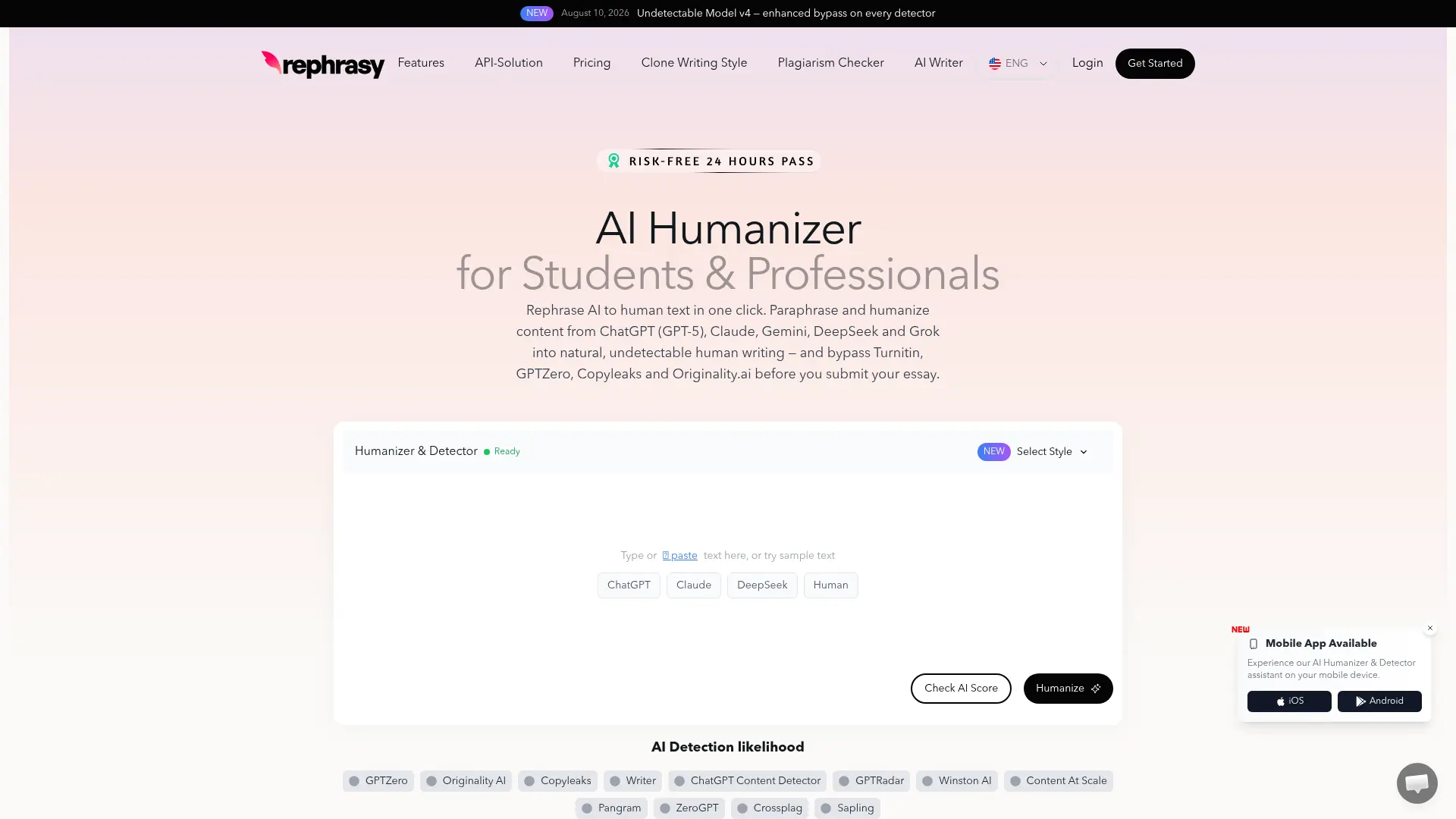 Rephrasy screenshot