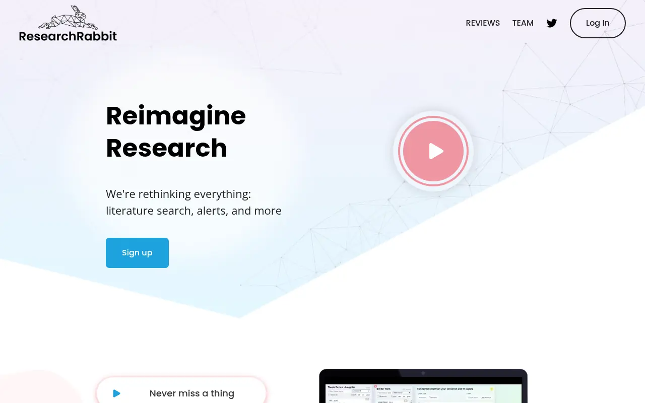 ResearchRabbit screenshot
