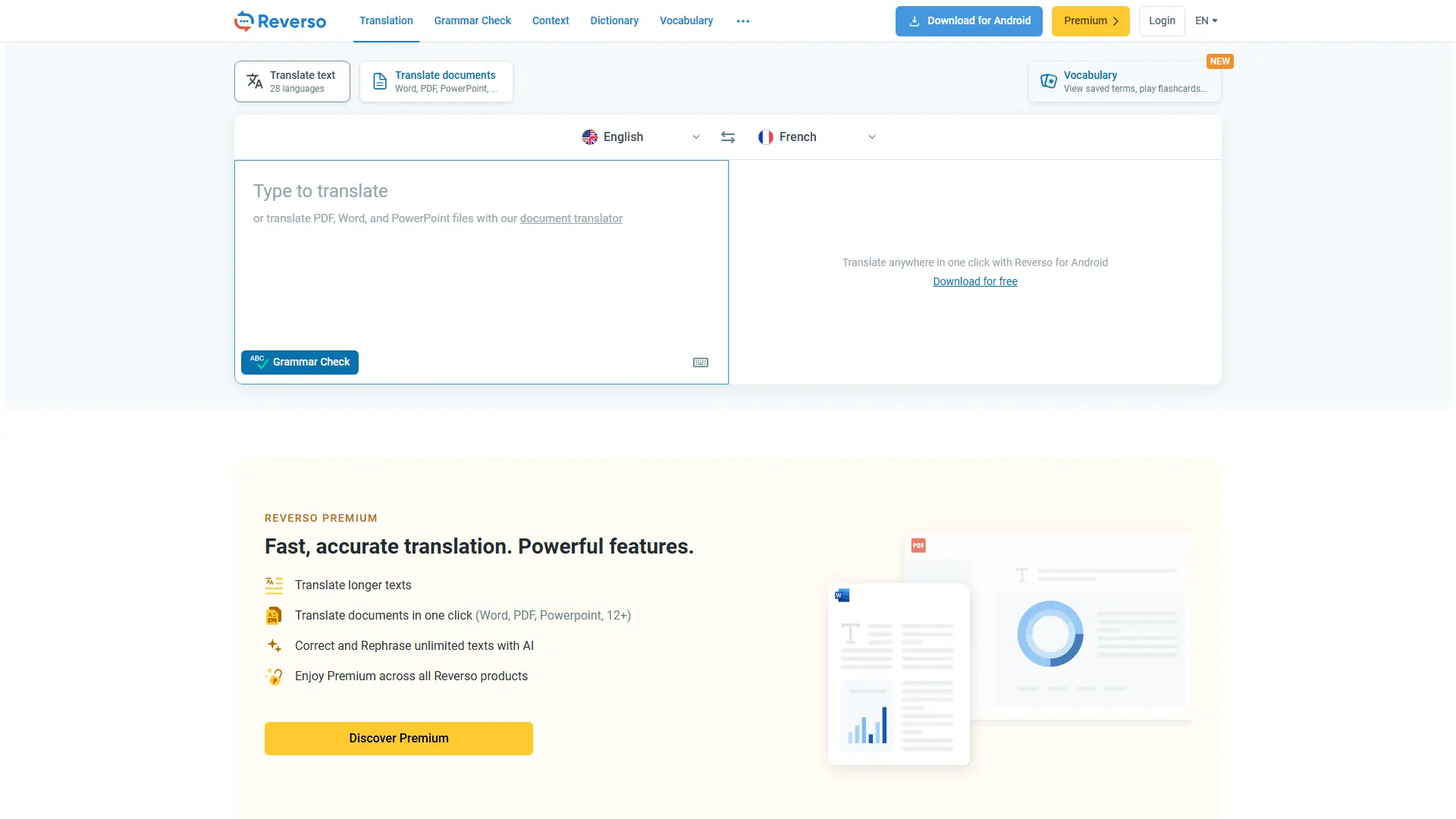 Reverso screenshot