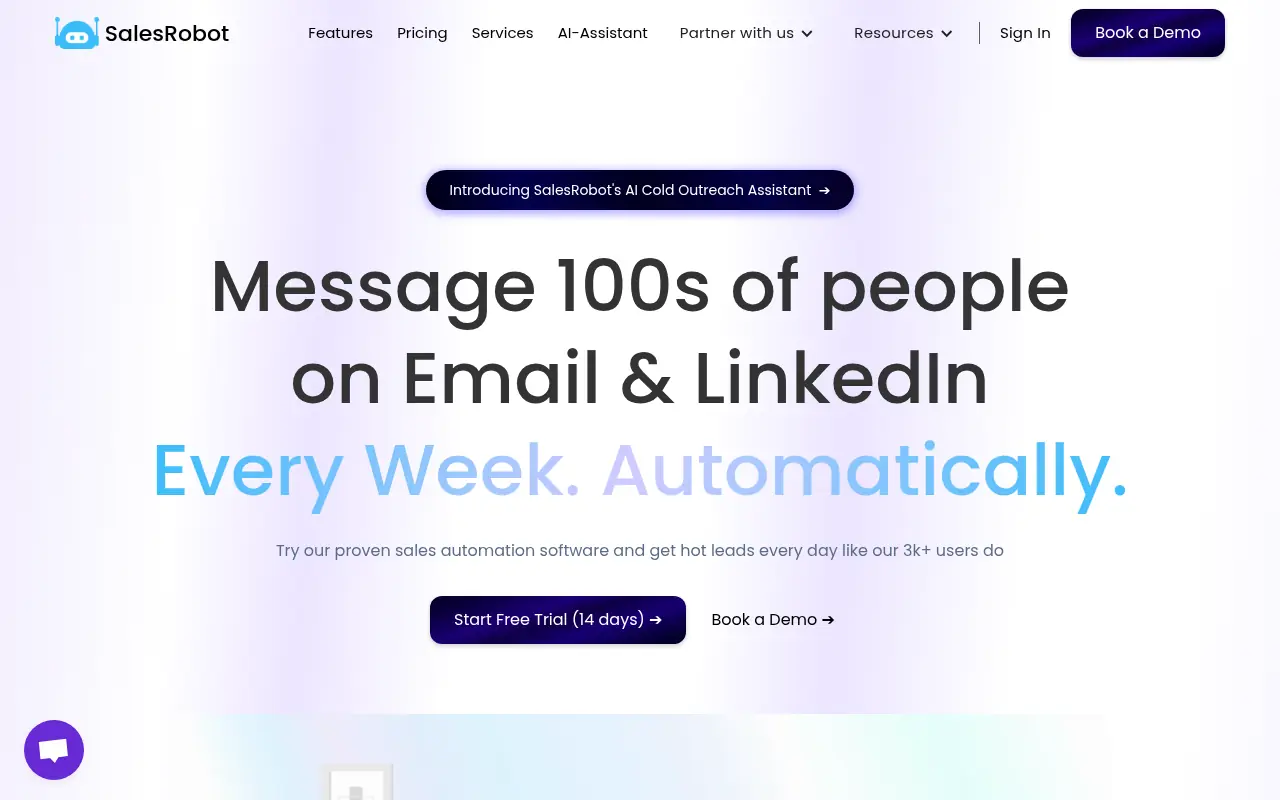 SalesRobot screenshot