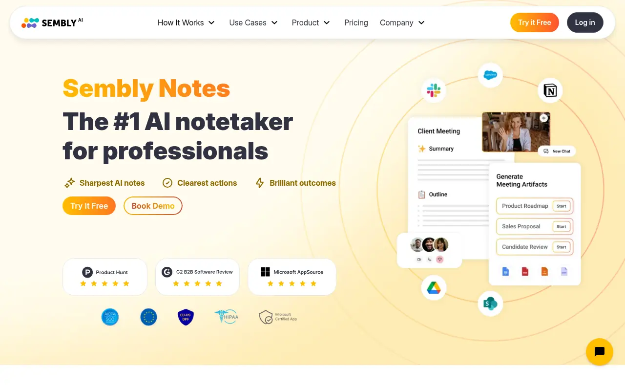 Sembly AI screenshot