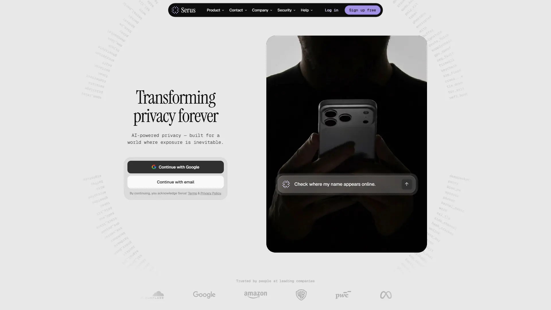 Serus screenshot