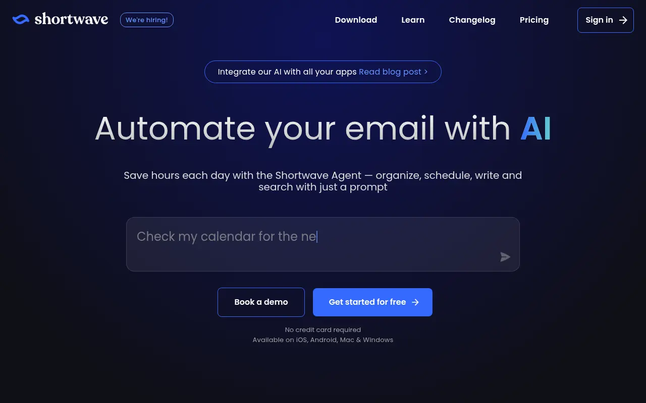 Shortwave screenshot