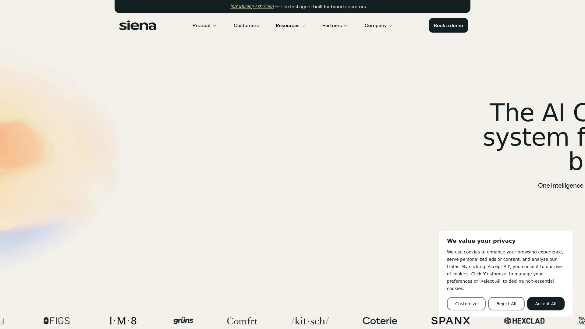 Siena AI screenshot