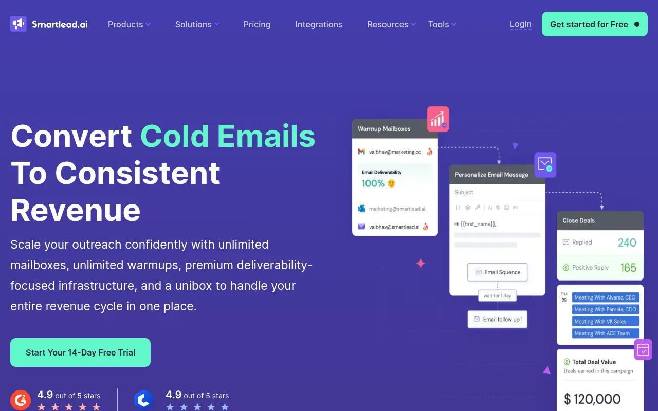 Smartlead screenshot