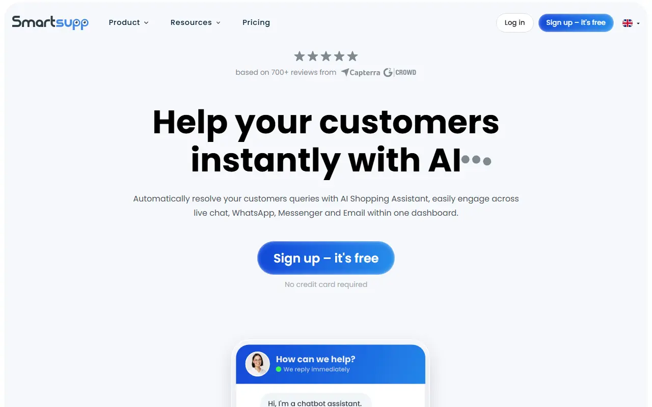 Smartsupp screenshot