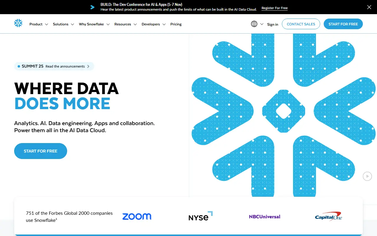 Snowflake screenshot