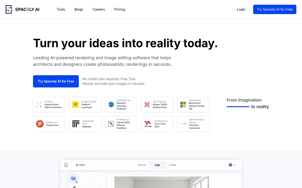 Spacely AI screenshot