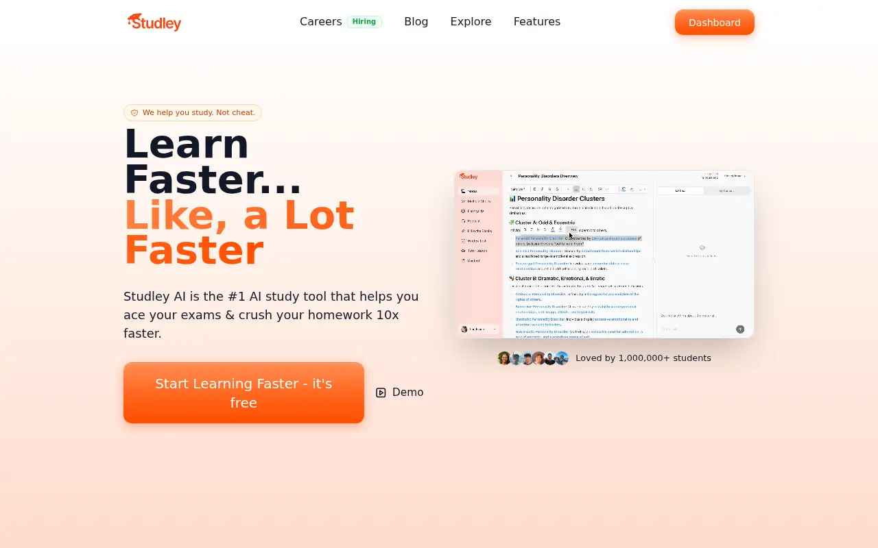 Studley AI screenshot