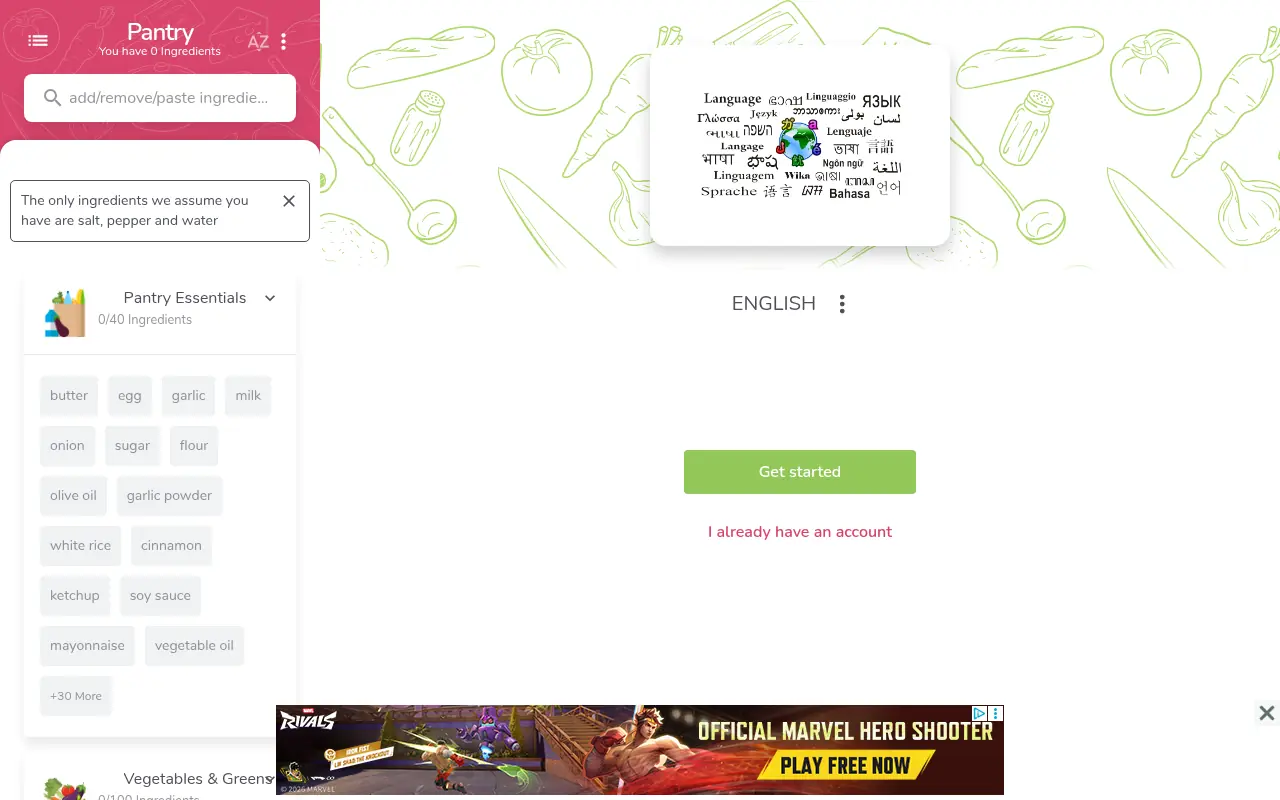 SuperCook screenshot