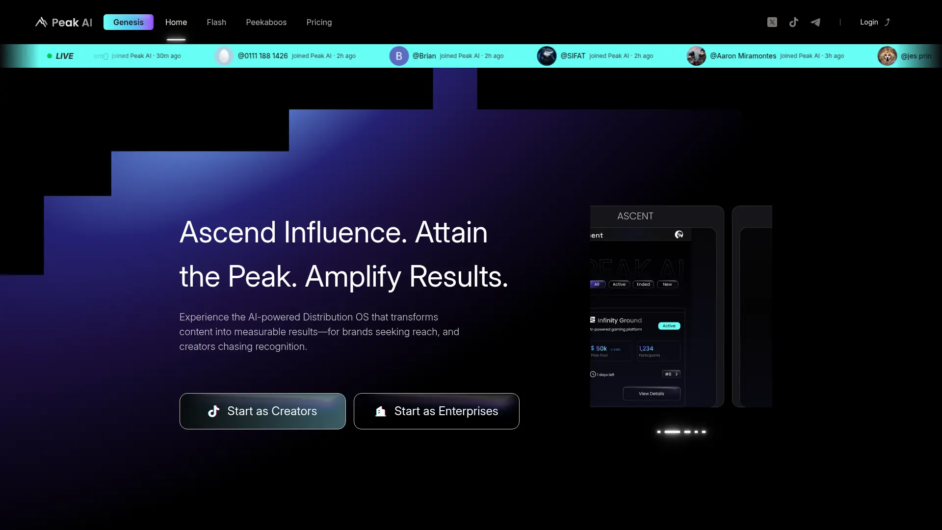TakeAPeak.AI screenshot