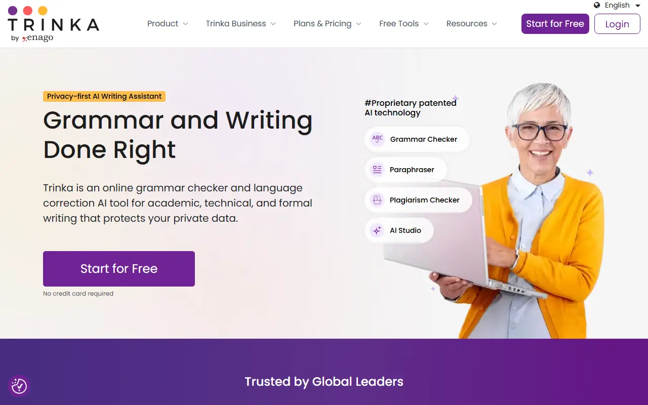 Trinka AI screenshot