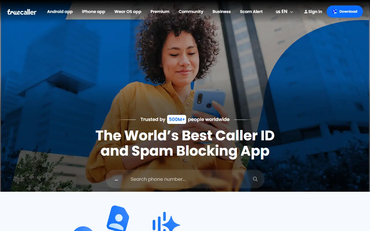Truecaller screenshot