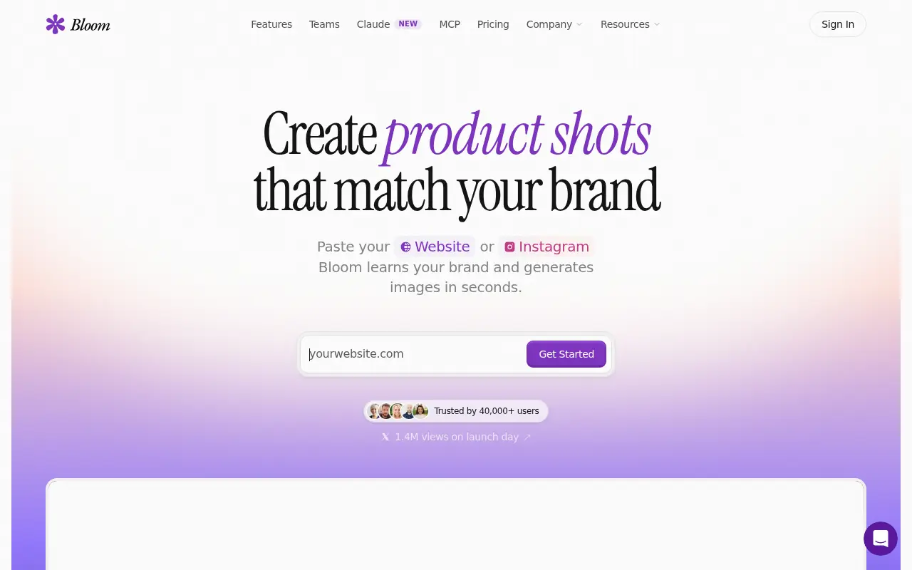 Bloom screenshot