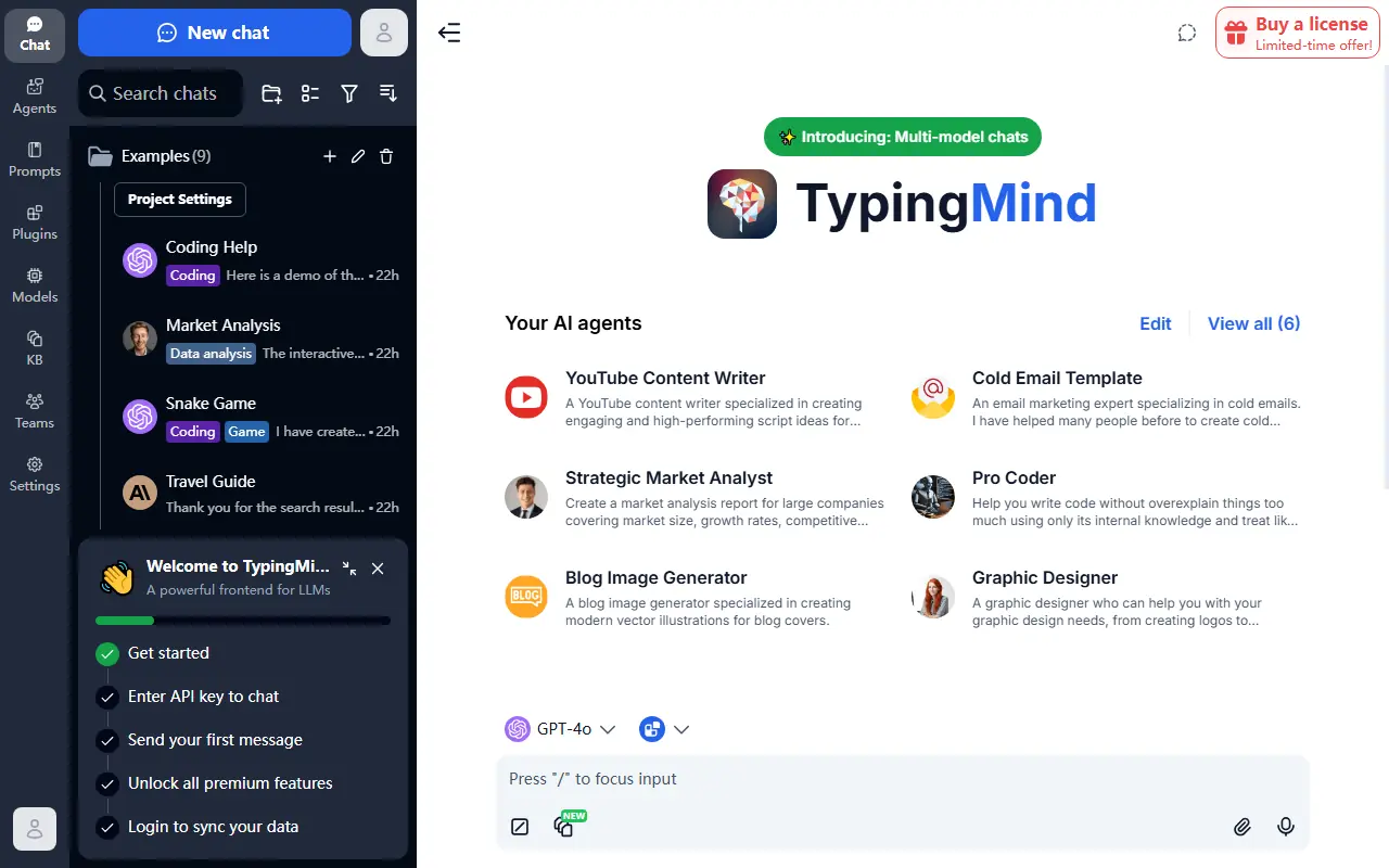 TypingMind screenshot