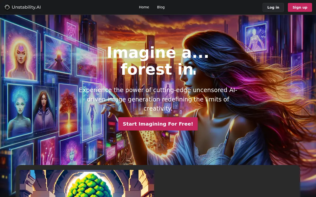 Unstability AI screenshot