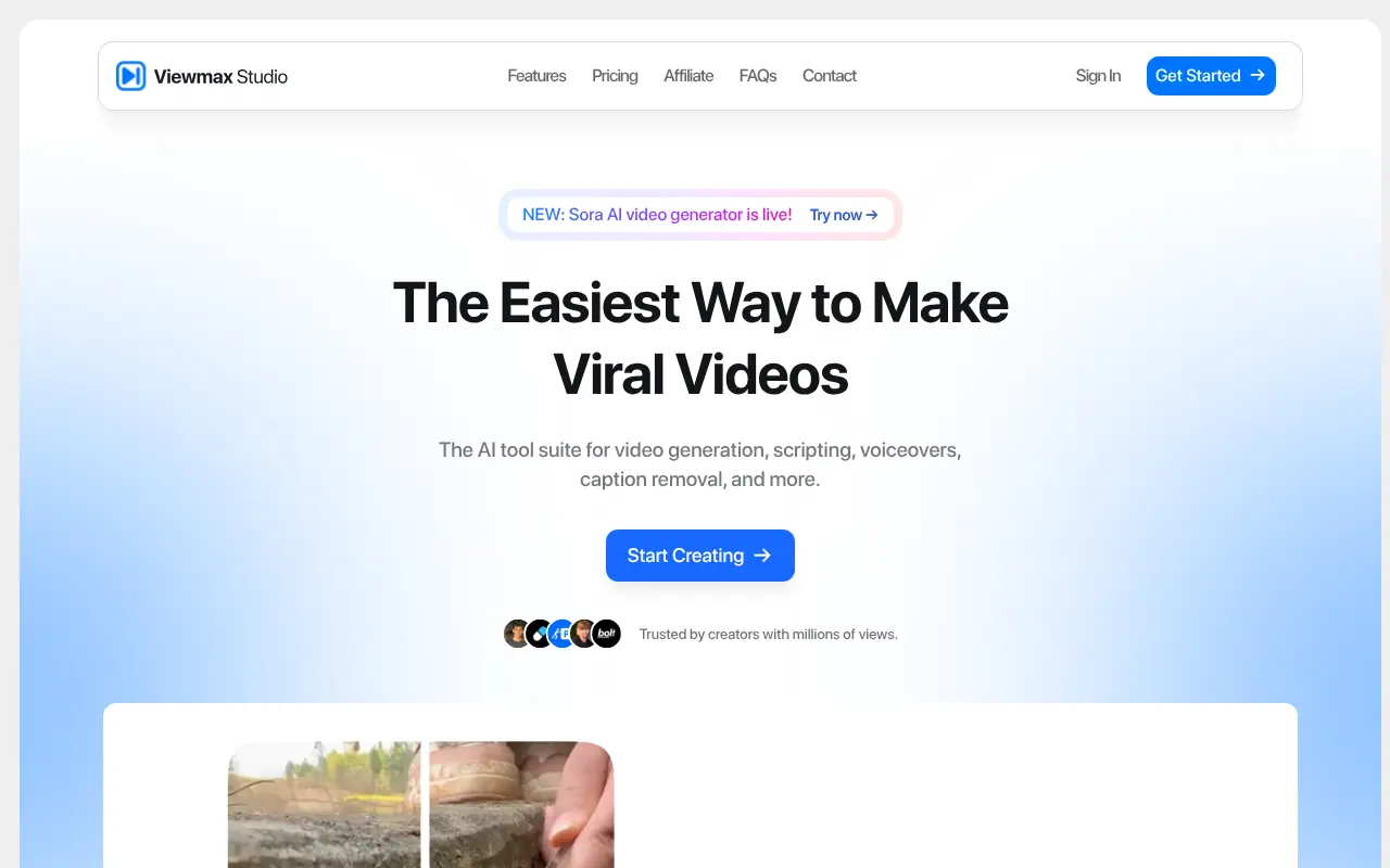 Viewmax.io screenshot