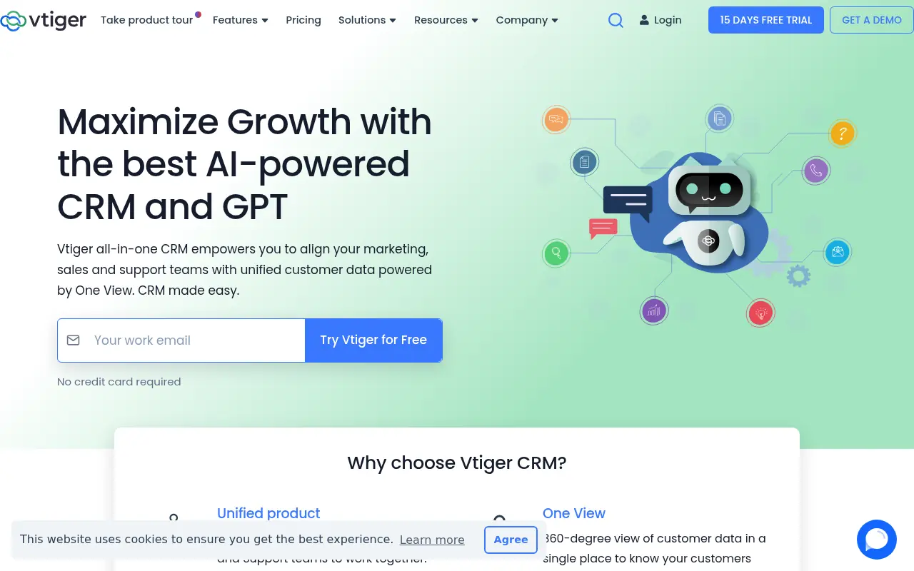 Vtiger CRM screenshot