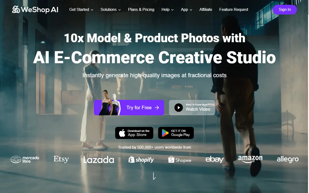 WeShop AI screenshot