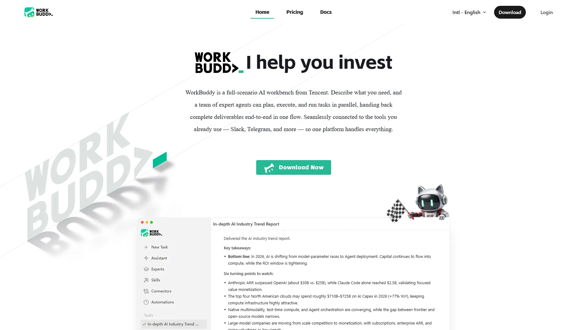WorkBuddy screenshot