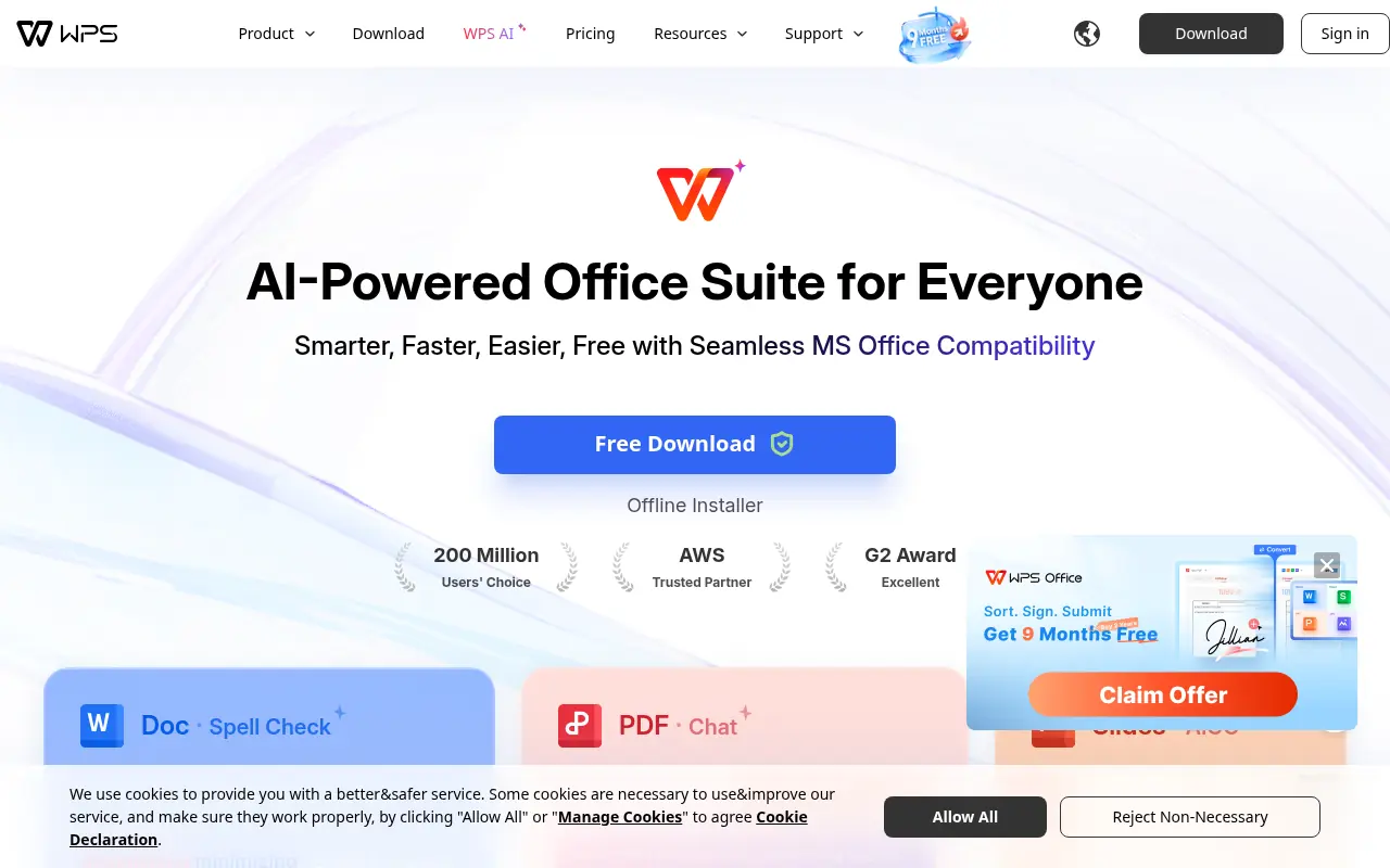 WPS Office screenshot