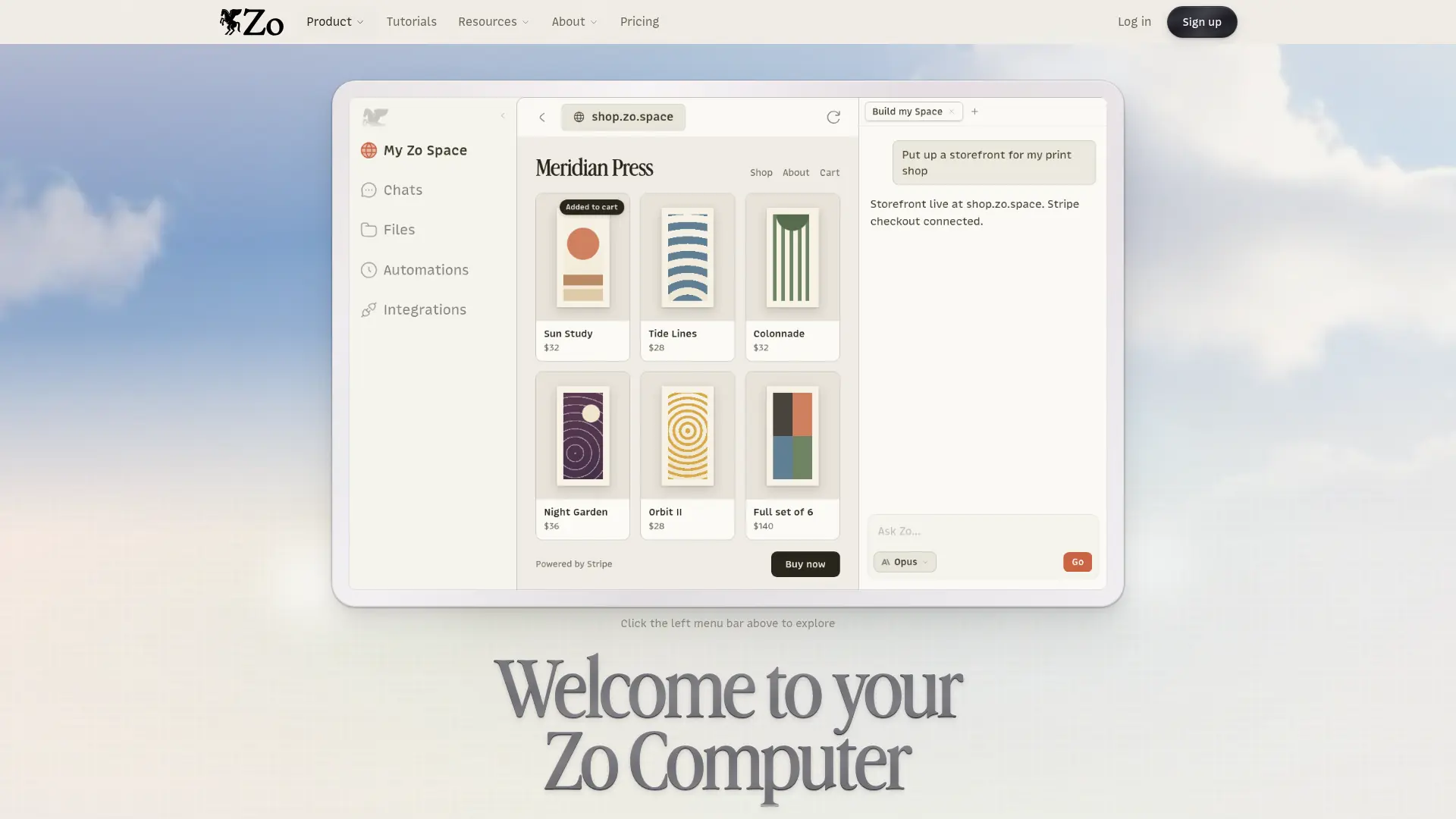 Zo Computer screenshot