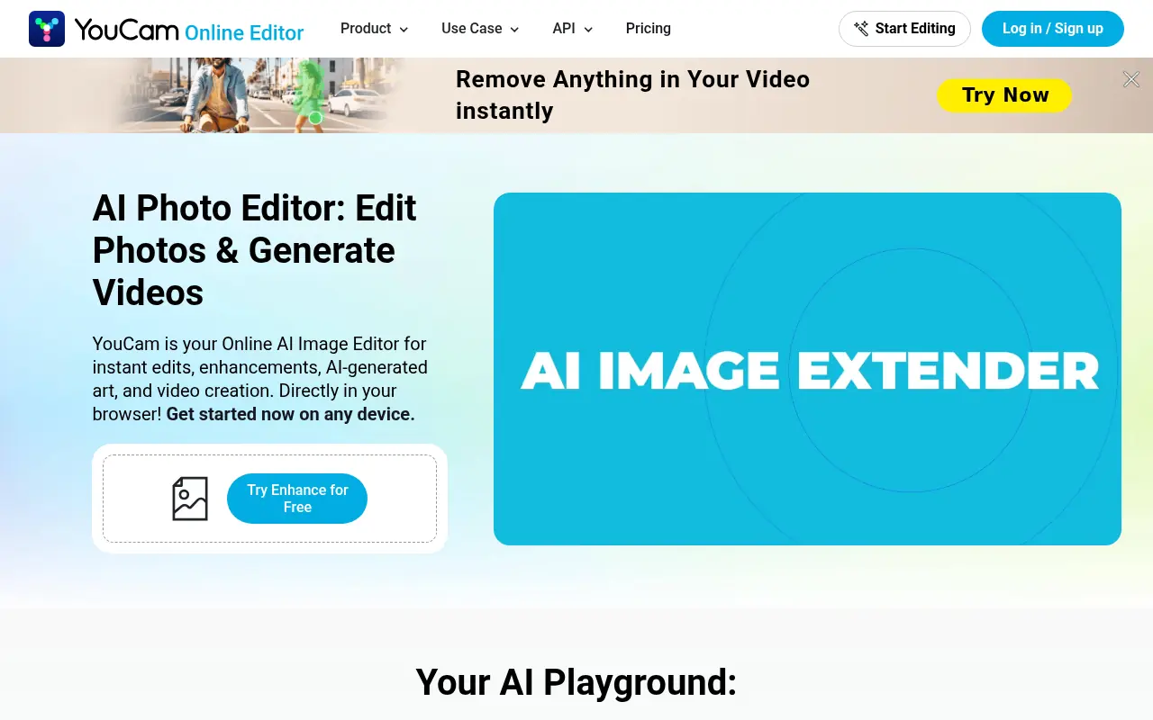 YouCam Online Editor screenshot