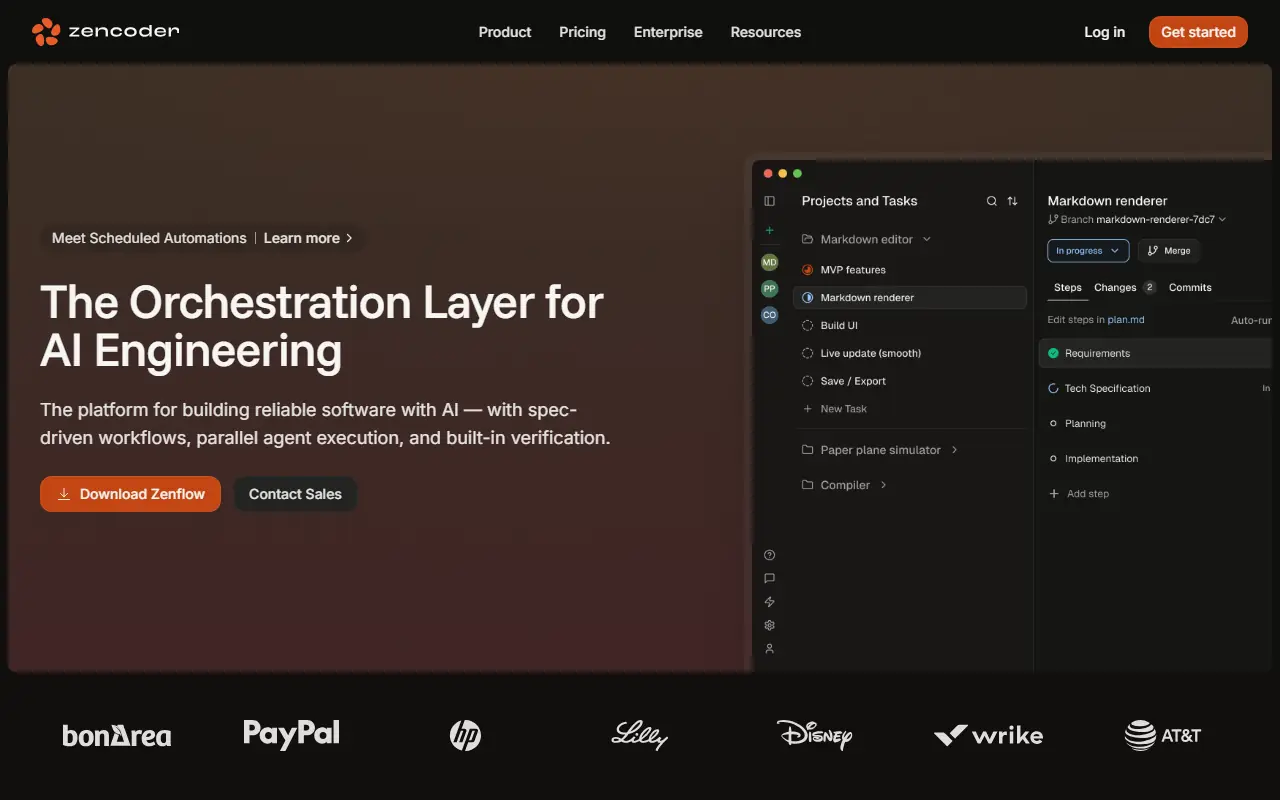 Zencoder screenshot